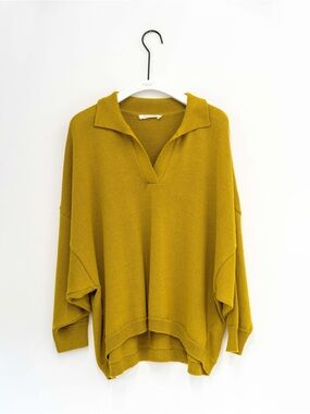 Beaumont Organic Edith Cotton Jumper In Grass Womens Sweater Size S